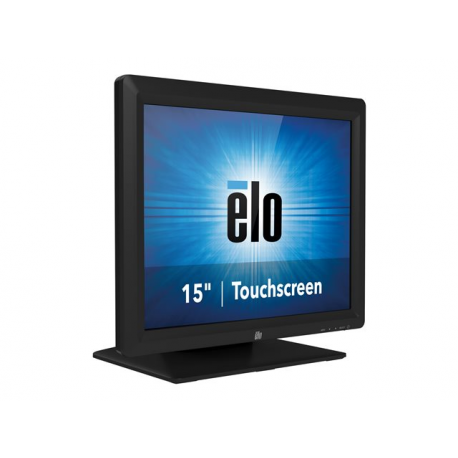 Elo 1517L iTouch Zero-Bezel - LED monitor - 15" - touchscreen - 1024 x 768 @ 75 Hz - 300 cd / m² - 800:1 - 23 ms - VGA - black - 1