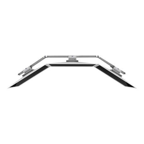 Ergotron HX - Mounting component (handle, 3 pivots, triple hinged bow) - for 3 LCD displays - white - screen size: up to 24" - arm mountable - 1