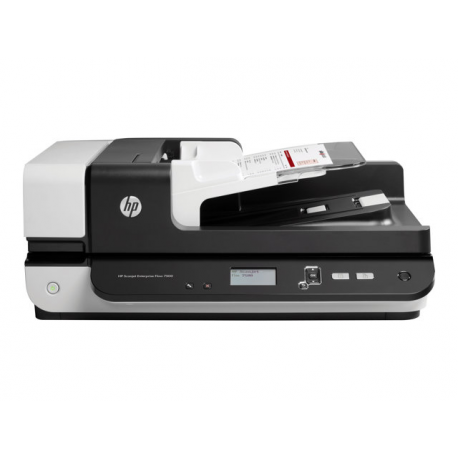 HP ScanJet Enterprise Flow 7500 - Document scanner - CCD - Duplex - 216 x 864 mm - 600 dpi x 600 dpi - up to 50 ppm (mono) / up to 50 ppm (colour) - ADF (100 sheets) - up to 3000 scans per day - USB 2.0 - 6