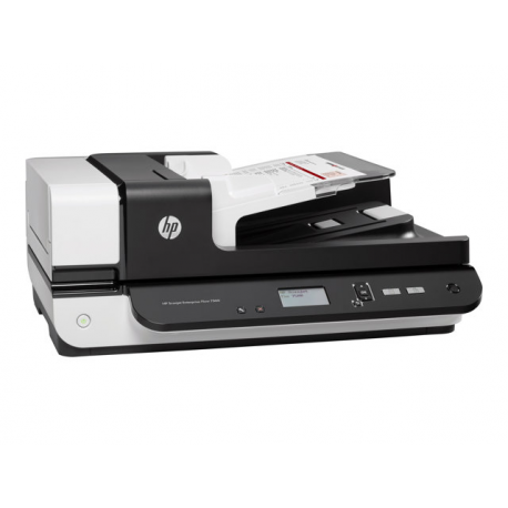 HP ScanJet Enterprise Flow 7500 - Document scanner - CCD - Duplex - 216 x 864 mm - 600 dpi x 600 dpi - up to 50 ppm (mono) / up to 50 ppm (colour) - ADF (100 sheets) - up to 3000 scans per day - USB 2.0 - 8
