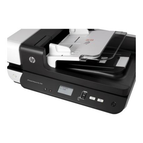 HP ScanJet Enterprise Flow 7500 - Document scanner - CCD - Duplex - 216 x 864 mm - 600 dpi x 600 dpi - up to 50 ppm (mono) / up to 50 ppm (colour) - ADF (100 sheets) - up to 3000 scans per day - USB 2.0 - 12