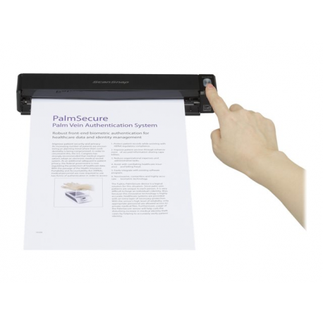 Fujitsu ScanSnap iX100 - Sheetfed scanner - Contact Image Sensor (CIS) - 216 x 863 mm - 600 dpi x 600 dpi - USB 2.0, Wi-Fi - 25
