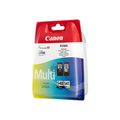 Canon PG-540 / CL-541 Multipack - 2-pack - black, colour (cyan, magenta, yellow) - original - ink tank - for PIXMA MG3150, MG3510, MG3550, MG3650, MG4250, MX395, MX475, MX525, MX535, TS5150, TS5151 - 2