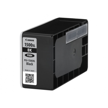 Canon PGI-1500XL BK - 34.7 ml - High Yield - black - original - ink tank - for MAXIFY MB2050, MB2150, MB2155, MB2350, MB2750, MB2755 - 2