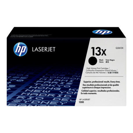 HP 13X - High Yield - black - original - LaserJet - toner cartridge (Q2613X) - for LaserJet 1300, 1300n, 1300xi - 2