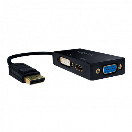 LogiLink - Video converter - DisplayPort - DVI, HDMI, VGA - 0