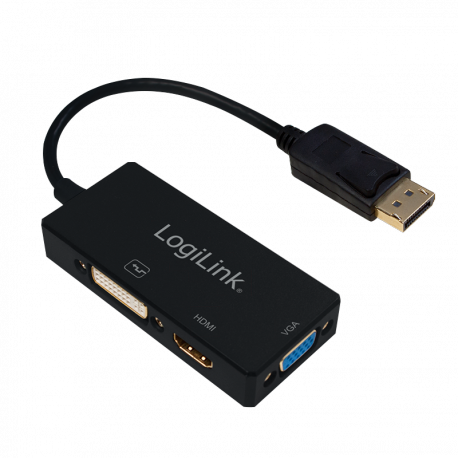 LogiLink - Video converter - DisplayPort - DVI, HDMI, VGA - 4