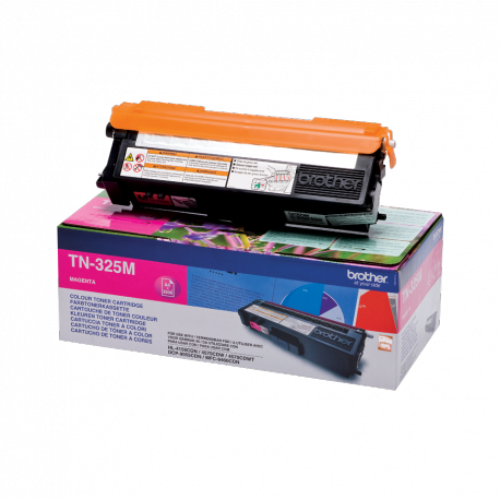 Brother TN325m - Magenta - original - toner cartridge - for Brother DCP-9055, DCP-9270, HL-4140, HL-4150, HL-4570, MFC-9460, MFC-9465, MFC-9970 - 0