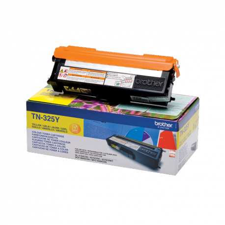 Brother TN325Y - Yellow - original - toner cartridge - for Brother DCP-9055, DCP-9270, HL-4140, HL-4150, HL-4570, MFC-9460, MFC-9465, MFC-9970 - 0