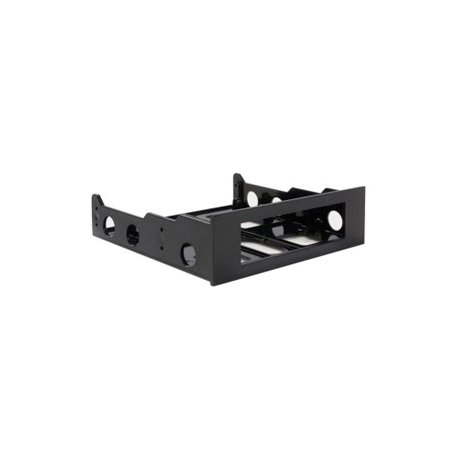 StarTech.com 3.5" to 5.25" Front Bay Adapter - Mount 3.5" HDD in 5.25" Bay - Hard Drive Mounting Bracket w /  Mounting Screws (BRACKETFDBK) - Storage bay adapter - black - for P / N: 25SATSAS35HD, 35FCREADBU3, 35SAT225S3R, HSB225S3R, S251BU31REM, SATBP125VP - 2
