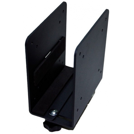 Neomounts by Newstar THINCLIENT-20 - Mounting component (holder) - for thin client - black - behind flat-panel - for NewStar FPMA-D935D, Full Motion Desk Mount, Tilt/Turn/Rotate Quad Desk Mount - 3