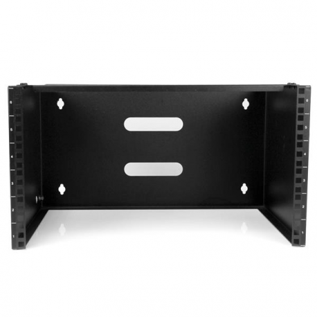StarTech.com Wall Mount Patch Panel Bracket - 6U - 14in Deep (WALLMOUNT6) - Cabinet - wall mountable - black - 6U - 19" - 3