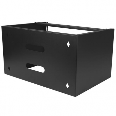 StarTech.com Wall Mount Patch Panel Bracket - 6U - 14in Deep (WALLMOUNT6) - Cabinet - wall mountable - black - 6U - 19" - 4