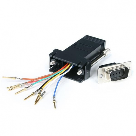 StarTech.com DB9 to RJ45 Modular Adapter - M / F - Serial adapter - DB-9 (M) to RJ-45 (F) - GC98MF - Serial adapter - DB-9 (M) to RJ-45 (F) - for StarTech.com 16 Port Enhanced RS232 Serial Console Server - 1
