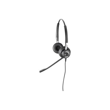 Jabra BIZ 2400 II QD Duo NC Wideband Balanced - Headset - on-ear - wired - 2