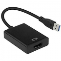 Cablexpert - Adapter cable - USB Type A male to HDMI female - 15 cm - black - 1080p support