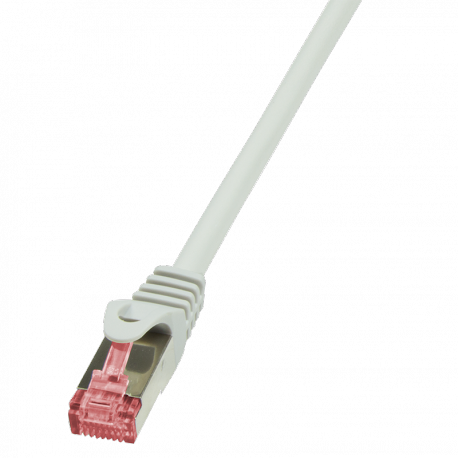 LogiLink PrimeLine - Patch cable - RJ-45 (M) to RJ-45 (M) - 1.5 m - SFTP, PiMF - CAT 6 - halogen-free, snagless - grey - 0