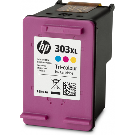 HP 303XL - 10 ml - High Yield - colour (cyan, magenta, yellow) - original - ink cartridge - for Envy Photo 62XX, Photo 71XX, Photo 78XX; Envy Inspire 72XX, 79XX; Tango - 2