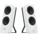 Logitech Z207 - Speakers - for PC - 2.0-channel - wireless - Bluetooth - 5 Watt (Total) - white