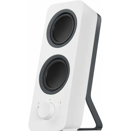 Logitech Z207 - Speakers - for PC - 2.0-channel - wireless - Bluetooth - 5 Watt (Total) - white - 2