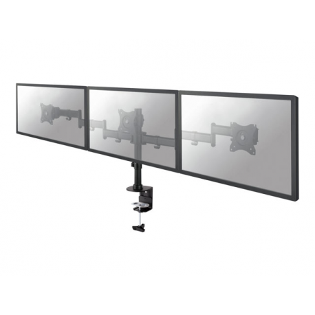 Neomounts by Newstar Select NM-D135D3 - Mounting kit - for 3 LCD displays (full-motion) - black - screen size: 10"-27" - clamp mountable, grommet, desk-mountable - 1