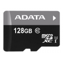ADATA Premier - Flash memory card (microSDXC to SD adapter included) - 128 GB - UHS Class 1  /  Class10 - microSDXC UHS-I - for retail customers