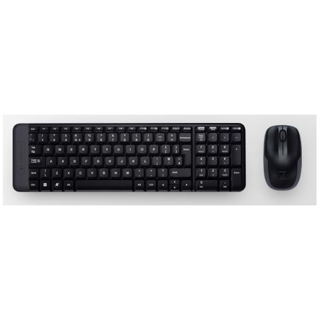 Logitech Wireless Combo MK220 - Keyboard and mouse set - wireless - 2.4 GHz - International English - 0