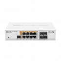 MikroTik Cloud Router Switch CRS112-8P-4S-IN - Switch - L3 - Managed - 18 x 10 / 100 / 1000 (PoE) + 4 x SFP - desktop, rack-mountable - PoE+ - DC power
