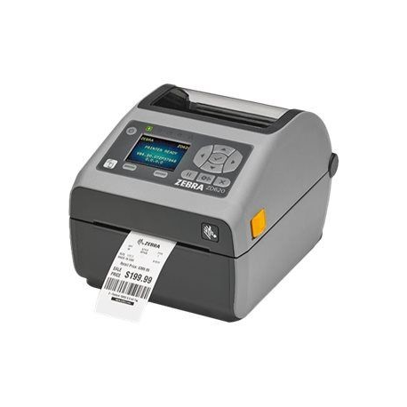 Zebra ZD620t - Label printer - thermal transfer - Roll (11.8 cm) - 203 dpi - up to 203 mm / sec - USB 2.0, LAN, serial, USB host, NFC, Wi-Fi(ac), Bluetooth 4.1, Bluetooth LE - peeler - grey - 1