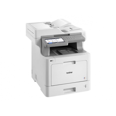 Brother MFC-L9570CDW - Multifunction printer - colour - laser - 215.9 x 355.6 mm (original) - A4 / Legal (media) - up to 31 ppm (copying) - up to 31 ppm (printing) - 300 sheets - 33.6 Kbps - USB 2.0, Gigabit LAN, Wi-Fi(n), USB host, NFC - 2