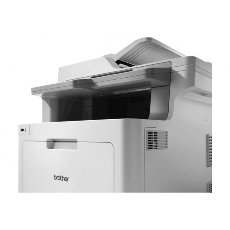Brother MFC-L9570CDW - Multifunction printer - colour - laser - 215.9 x 355.6 mm (original) - A4 / Legal (media) - up to 31 ppm (copying) - up to 31 ppm (printing) - 300 sheets - 33.6 Kbps - USB 2.0, Gigabit LAN, Wi-Fi(n), USB host, NFC - 3