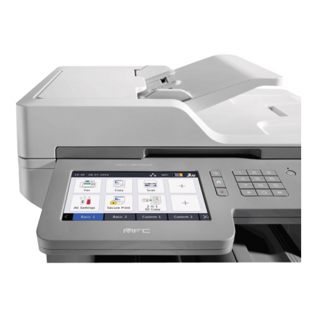 Brother MFC-L9570CDW - Multifunction printer - colour - laser - 215.9 x 355.6 mm (original) - A4 / Legal (media) - up to 31 ppm (copying) - up to 31 ppm (printing) - 300 sheets - 33.6 Kbps - USB 2.0, Gigabit LAN, Wi-Fi(n), USB host, NFC - 6