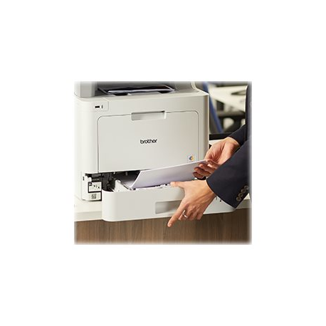 Brother MFC-L9570CDW - Multifunction printer - colour - laser - 215.9 x 355.6 mm (original) - A4 / Legal (media) - up to 31 ppm (copying) - up to 31 ppm (printing) - 300 sheets - 33.6 Kbps - USB 2.0, Gigabit LAN, Wi-Fi(n), USB host, NFC - 9