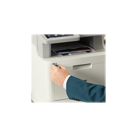 Brother MFC-L9570CDW - Multifunction printer - colour - laser - 215.9 x 355.6 mm (original) - A4 / Legal (media) - up to 31 ppm (copying) - up to 31 ppm (printing) - 300 sheets - 33.6 Kbps - USB 2.0, Gigabit LAN, Wi-Fi(n), USB host, NFC - 11