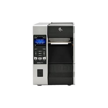Zebra ZT610 - Label printer - direct thermal  /  thermal transfer - Roll (11.4 cm) - 600 dpi - up to 356 mm / sec - USB 2.0, serial, Gigabit LAN, USB host, Bluetooth 4.0 - 0