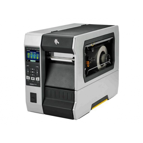 Zebra ZT610 - Label printer - direct thermal  /  thermal transfer - Roll (11.4 cm) - 600 dpi - up to 356 mm / sec - USB 2.0, serial, Gigabit LAN, USB host, Bluetooth 4.0 - 1