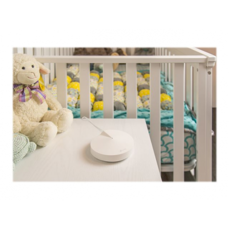 TP-Link DECO M5 - Wi-Fi system (router) - up to 4,500 sq.ft - mesh - GigE - 802.11a / b / g / n / ac, Bluetooth 4.2 - Dual Band - 3