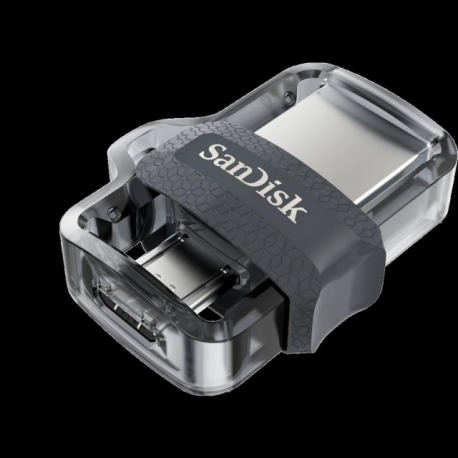 SanDisk Ultra Dual M3.0 - USB flash drive - 256 GB - USB 3.0  /  micro USB - 2