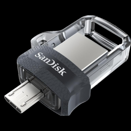 SanDisk Ultra Dual M3.0 - USB flash drive - 256 GB - USB 3.0  /  micro USB - 3