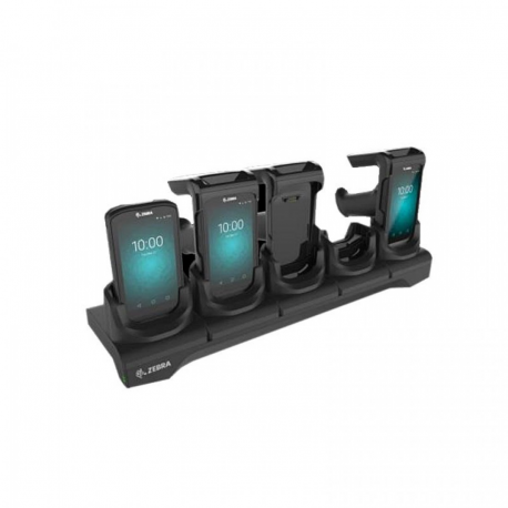 Zebra 5-Slot Charging Cradle - Charging cradle - output connectors: 5 - for Zebra RFD2000 UHF RFID Sled - 0