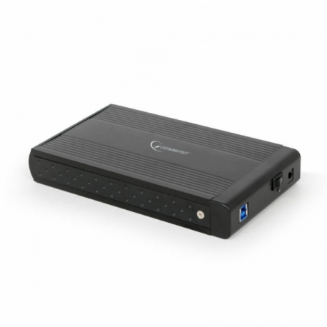 Gembird EE3-U3S-3 - Storage enclosure - 3.5" - SATA 3Gb / s - USB 3.0 - black - 3