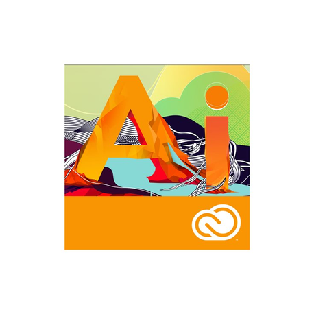 Adobe Illustrator CC for teams - Subscription Renewal - 1 named user - academic - Value Incentive Plan - Level 3 (50-99) - Win, Mac - Multi European Languages - 0