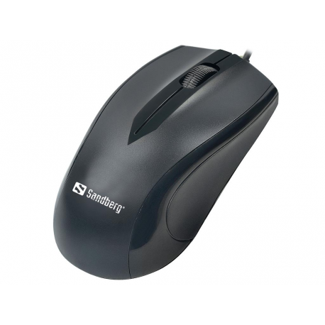 Sandberg USB Mouse - Mouse - optical - 3 buttons - wired - USB - 0