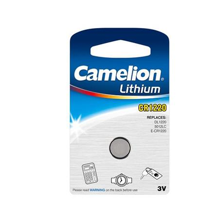 Camelion Lithium Button celles 3V (CR1220), 1-pack - 3
