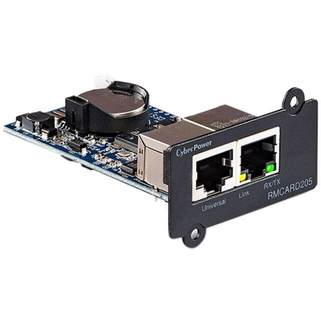 CyberPower RMCARD205 - Remote management adapter - 100Mb LAN - 100Base-TX - for Smart App Professional Rackmount Series PR3000; Smart App Sinewave PR1000 - 0