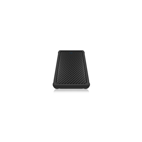 RaidSonic ICY BOX IB-223U3a-B - Storage enclosure - 2.5" - SATA 6Gb/s - 600 MBps - USB 3.0 - black - 3