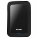 ADATA HV300 - Hard drive - 2 TB - external (portable) - USB 3.1 - 256-bit AES - black