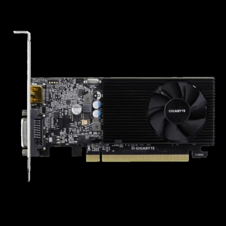 Gigabyte GT 1030 Low Profile D4 2G - Graphics card - GF GT 1030 - 2 GB DDR4 - PCIe 3.0 low profile - DVI, HDMI - 2