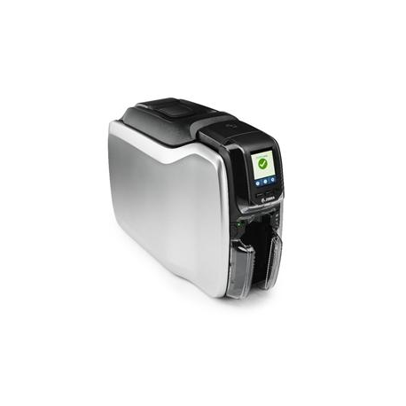 Zebra ZC300 - Plastic card printer - colour - Duplex - dye sublimation / thermal transfer - CR-80 Card (85.6 x 54 mm) - 300 dpi - up to 900 cards / hour (mono)  /  up to 200 cards / hour (colour) - capacity: 100 cards - USB 2.0, LAN - 0