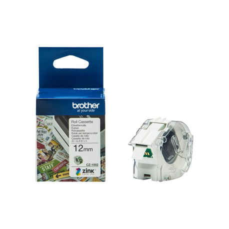 Brother CZ-1002 - Roll (1.2 cm x 5 m) 1 roll(s) continuous labels - for Brother VC-500W - 17